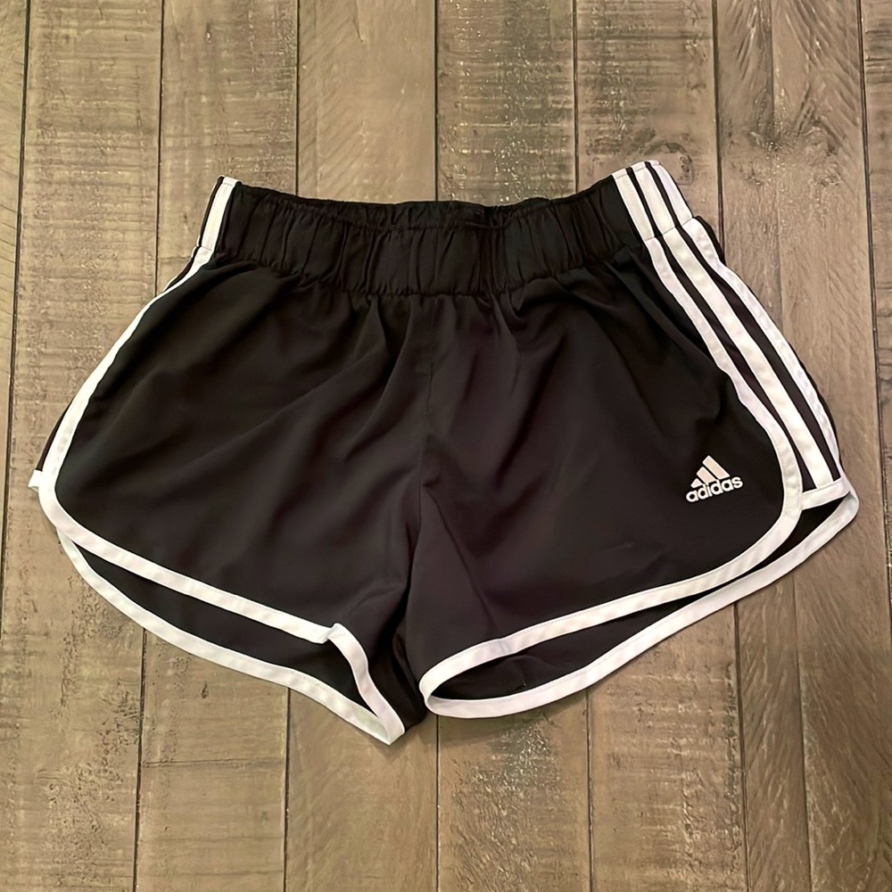 Adidas black energy running shorts